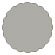 Fog Scallop Circle Card 3 Inch - 25/Pk