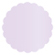 Alpine Scallop Circle Card 3 Inch - 25/Pk