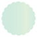 Lagoon Scallop Circle Card 3 Inch - 25/Pk