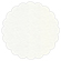 White Pearl Scallop Circle Card 3 Inch - 25/Pk
