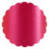 Pink Silk Scallop Circle Card 3 Inch - 25/Pk