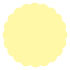 Sugared Lemon Scallop Circle Card 4 1/2 Inch - 25/Pk
