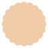 Latte Scallop Circle Card 4 1/2 Inch - 25/Pk