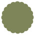 Cactus Scallop Circle Card 4 1/2 Inch - 25/Pk