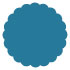 Ocean Scallop Circle Card 4 1/2 Inch - 25/Pk
