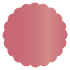 Azalea Scallop Circle Card 4 1/2 Inch - 25/Pk