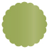 Fairway Scallop Circle Card 4 1/2 Inch - 25/Pk