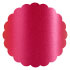 Pink Silk Scallop Circle Card 4 1/2 Inch - 25/Pk