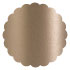 Pearl Silk Scallop Circle Card 4 1/2 Inch - 25/Pk