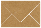 Natural Kraft Booklet Envelope 6 x 9 - 25/Pk