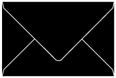 Black Booklet Envelope 6 x 9 - 25/Pk