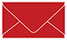 Firecracker Red Business Card Envelope 2 1/8 x 3 5/8 - 25/Pk