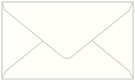 Bright White Dutch Felt Business Card Envelope 2 1/8 x 3 5/8 - 25/Pk