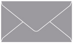 Pewter Mini Envelope 2 1/2 x 4 1/4 - 25/Pk
