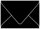 Black Gift Card Envelope 2 5/8 x 3 5/8 - 25/Pk