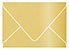 Gold Gift Card Envelope 2 5/8 x 3 5/8 - 25/Pk
