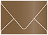 Bronze Gift Card Envelope 2 5/8 x 3 5/8 - 25/Pk
