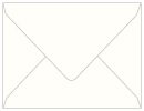 Bright White Dutch Felt A2 Envelope 4 3/8 x 5 3/4 - 25/Pk