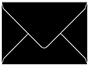 Black A6 Envelope 4 3/4 x 6 1/2 - 25/Pk