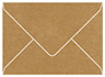 Natural Kraft Outer #7 Envelope 5 1/2 x 7 1/2 - 25/Pk
