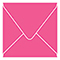 Raspberry Square Envelope 4 1/4 x 4 1/4 - 25/Pk