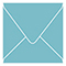 Textured Aquamarine Square Envelope 4 1/4 x 4 1/4 - 25/Pk