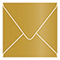 Antique Gold Square Envelope 4 1/4 x 4 1/4 - 25/Pk