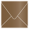 Bronze Square Envelope 4 1/4 x 4 1/4 - 25/Pk