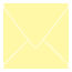 Sugared Lemon Square Envelope 5 x 5 - 25/Pk