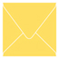 Lemon Drop Square Envelope 5 x 5 - 25/Pk