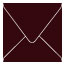 Wine Square Envelope 5 x 5 - 25/Pk