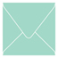Tiffany Blue Square Envelope 5 x 5 - 25/Pk