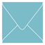 Textured Aquamarine Square Envelope 5 x 5 - 25/Pk