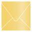 Gold Square Envelope 5 x 5 - 25/Pk