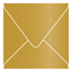 Antique Gold Square Envelope 5 x 5 - 25/Pk