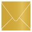 Metallic Olive Square Envelope 5 x 5 - 25/Pk