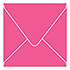 Raspberry Square Envelope 5 1/2 x 5 1/2 - 25/Pk