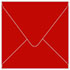 Firecracker Red Square Envelope 5 1/2 x 5 1/2 - 25/Pk