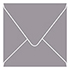 Pewter Square Envelope 5 1/2 x 5 1/2 - 25/Pk