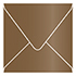 Bronze Square Envelope 5 1/2 x 5 1/2 - 25/Pk
