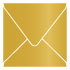 Metallic Olive Square Envelope 5 1/2 x 5 1/2 - 25/Pk