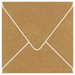 Natural Kraft Square Envelope 6 x 6 - 25/Pk