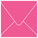 Raspberry Square Envelope 6 x 6 - 25/Pk