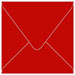 Firecracker Red Square Envelope 6 x 6 - 25/Pk