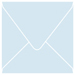 Blue Feather Square Envelope 6 x 6 - 25/Pk