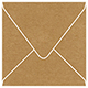 Natural Kraft Square Envelope 6 1/2 x 6 1/2 - 25/Pk