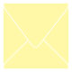 Sugared Lemon Square Envelope 6 1/2 x 6 1/2 - 25/Pk