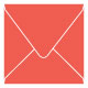 Coral Square Envelope 6 1/2 x 6 1/2 - 25/Pk