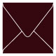 Wine Square Envelope 6 1/2 x 6 1/2 - 25/Pk