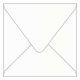 Crystal Square Envelope 6 1/2 x 6 1/2 - 25/Pk